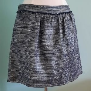 Gap Navy/Metallic Mini Skirt